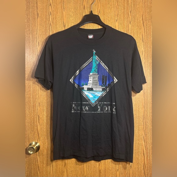 Vintage Other - 90s NYC World Trade Center Statue of Liberty New York Tourist T-shirt